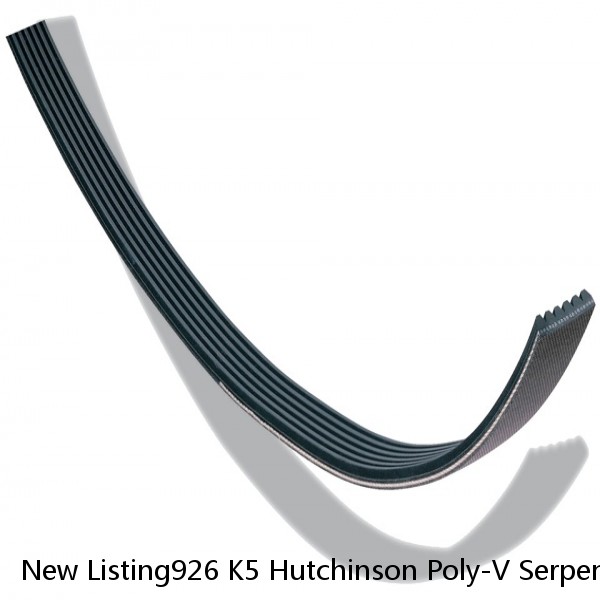 New Listing926 K5 Hutchinson Poly-V Serpentine Belt Free Shipping Free Returns 5K 926