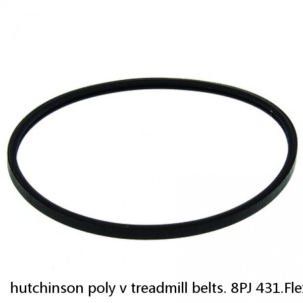 hutchinson poly v treadmill belts. 8PJ 431.Flexonic.lot of 2 #1 small image