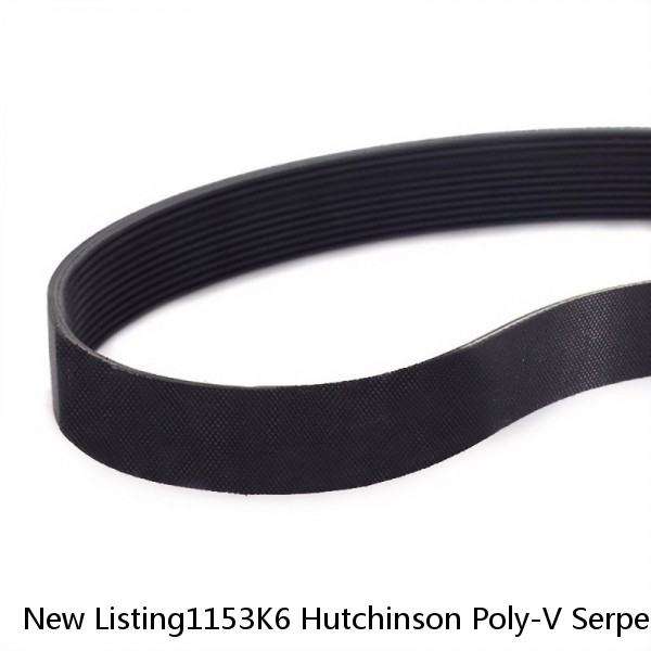 New Listing1153K6 Hutchinson Poly-V Serpentine Belt Free Shipping Free Returns 6K 1153