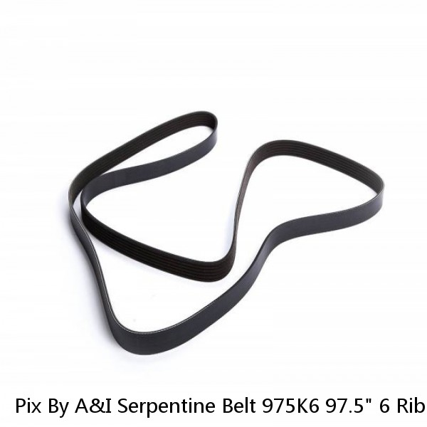 Pix By A&I Serpentine Belt 975K6 97.5" 6 Rib Belt #1 small image