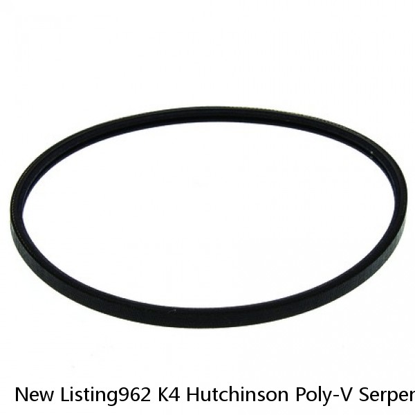 New Listing962 K4 Hutchinson Poly-V Serpentine Belt Free Shipping Free Returns 4PK 962 #1 image