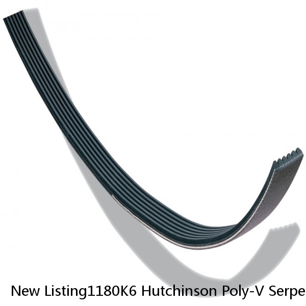 New Listing1180K6 Hutchinson Poly-V Serpentine Belt Free Shipping Free Returns 6K 1180 #1 image